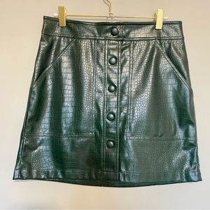 🆕HOUSE OF HARLOW 1960 -  Faux Croc Leather Mini NWOT